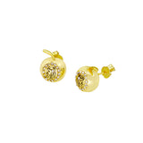 Golden Apple Earrings